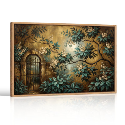 Ensemble d'une toile murale Jardin mystique