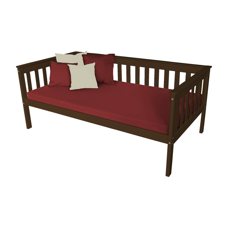 Sharo Solid Wood Daybed, Twin, Coffee