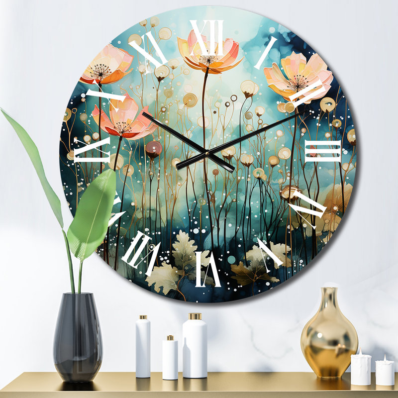 Horloge murale en métal, Petit