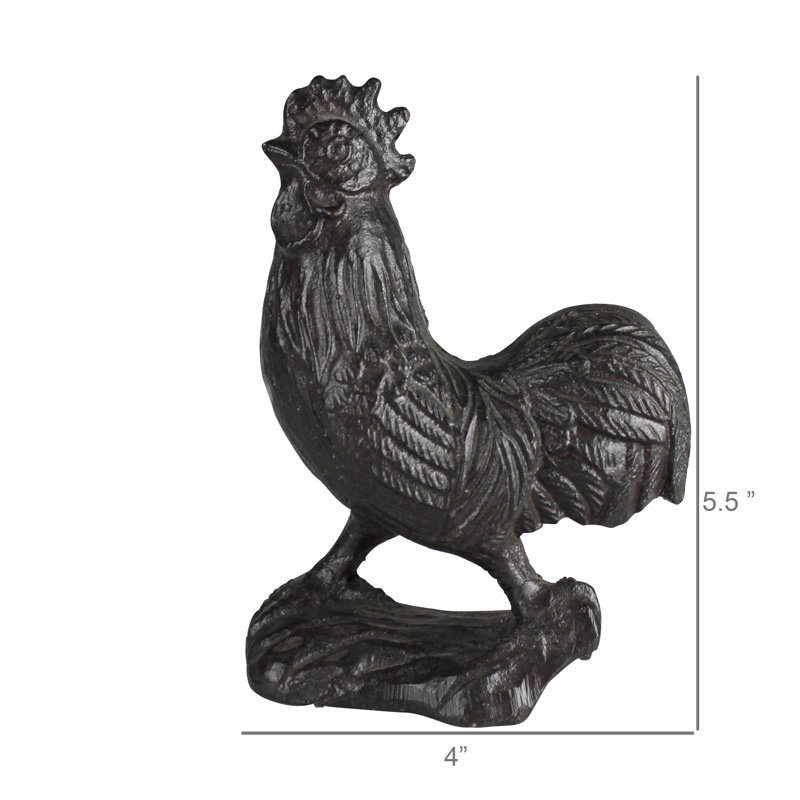 Walking Rooster, Cast Iron