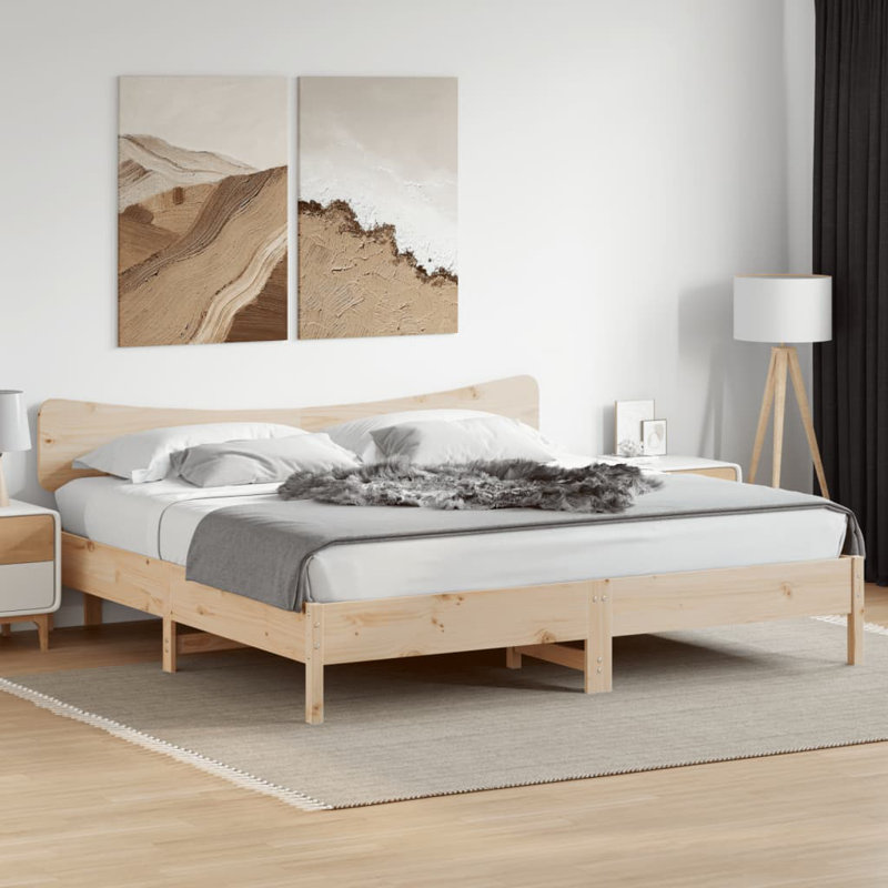 Meleka Solid Wood Headboard, Emperor - 200 x 200 cm, Natural
