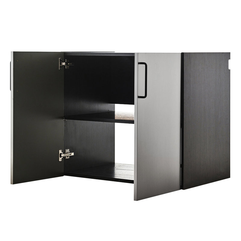 Armoire en métal de 32 po x H 28 po x P 20 po - fixée au mur, gris métallique, lisse, chaleur et eau, reliure à bord l 32 po H 28 po, gris, porte de tiroir, bande robuste