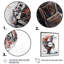 Gardien de but pendant le match de hockey IV - Impression sur toile-1861725534-1861725506