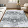 Vintage Washable Non Slip Area Rug for Living Room Rug Entrance Rugs Floral Distressed Carpet Soft Bedroom Low Pile Stain Resistant Carpet Dining Room Kitchen No Shedding Rug Indoor Floor Mats Laundry Farmhouse Decor Rugs