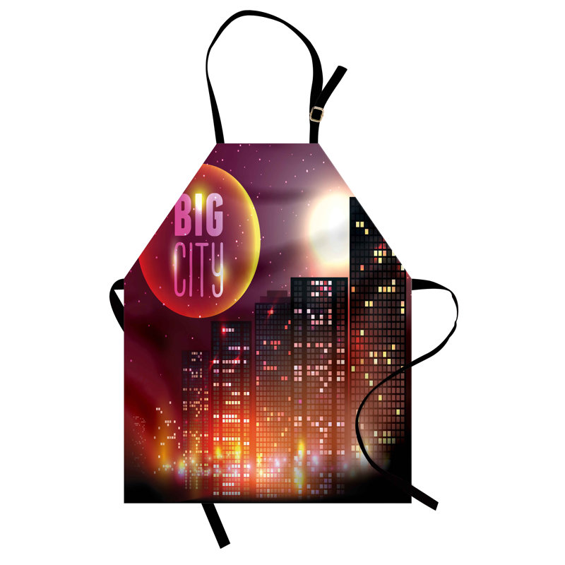 No Pattern Bib Apron