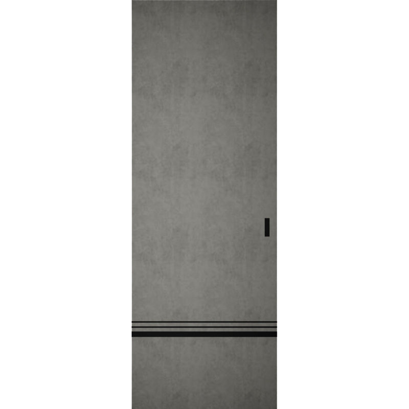 Grange cachée | Planum 0012 | Portes robustes à finition robuste et modernes | Ensemble coulissant Magic, 32 po x 96 po