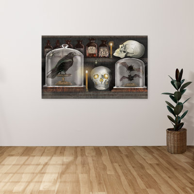 "Apothecary Noir V Candles" par Sue Schlabach, reproduction sur toile