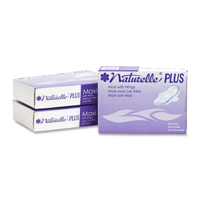 Stayfree Folded Sanitary Napkins w Wings 250CT White