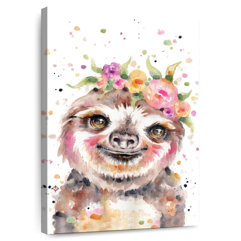 Brampt Little Sloth, 24" H x 16" W
