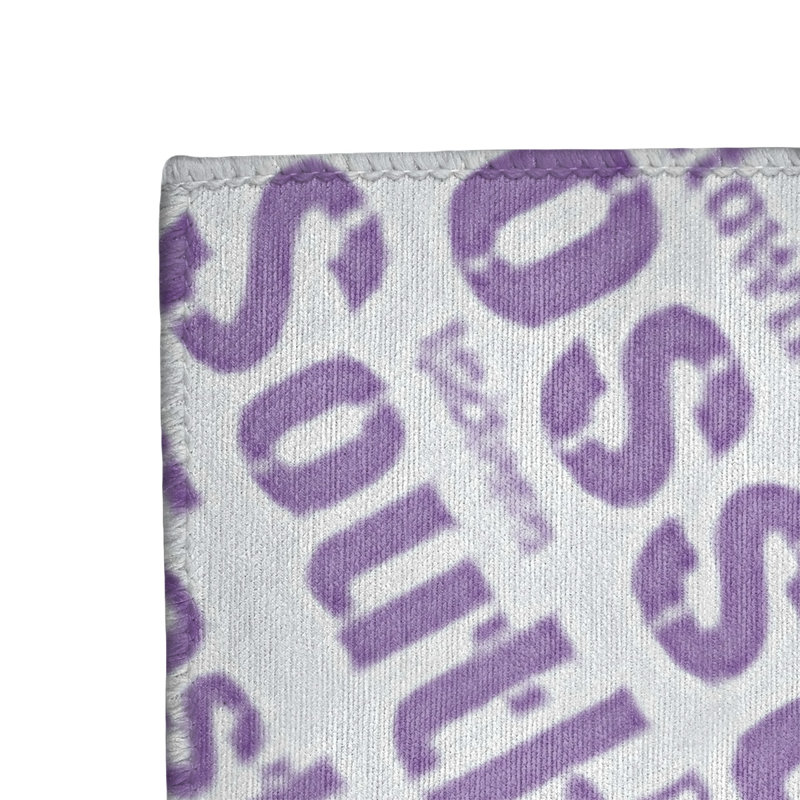 Tapis de zone mauve poils longs à tissage plat, Rectangle 2 pi x 3 pi