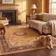 Tapis Grove2 traditionnel persan audacieux, orange, vert et crème, lavable en machine, antidérapant, à poils courts, pour intérieur et extérieur, adapté aux animaux domestiques, idéal pour le salon, la chambre, la salle à manger, l'entrée, le corridor ou le bureau.-47000320