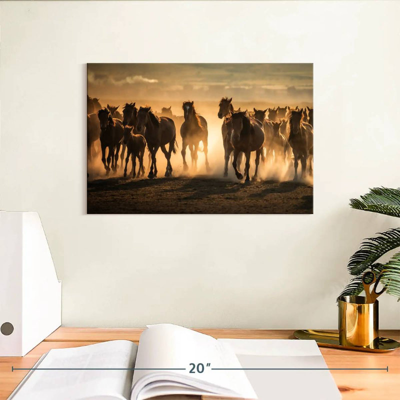 Chevaux de la Cappadoce Brampt, H 8 po x l 12 po