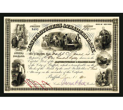 Manufacturers And Traders Bank - Unframed Advertisements