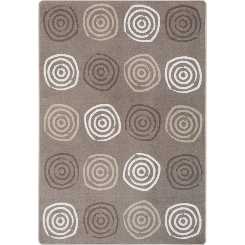Tapis neutre Joy Carpets Simply Swirls, Rectangle 5 pi 4 po x 7 pi 8 po
