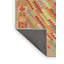 Tapis de zone rouge/orange/vert contemporaine-1109132580