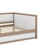 Full Size Upholstered Daybed With Trundle And Nailhead Decoration