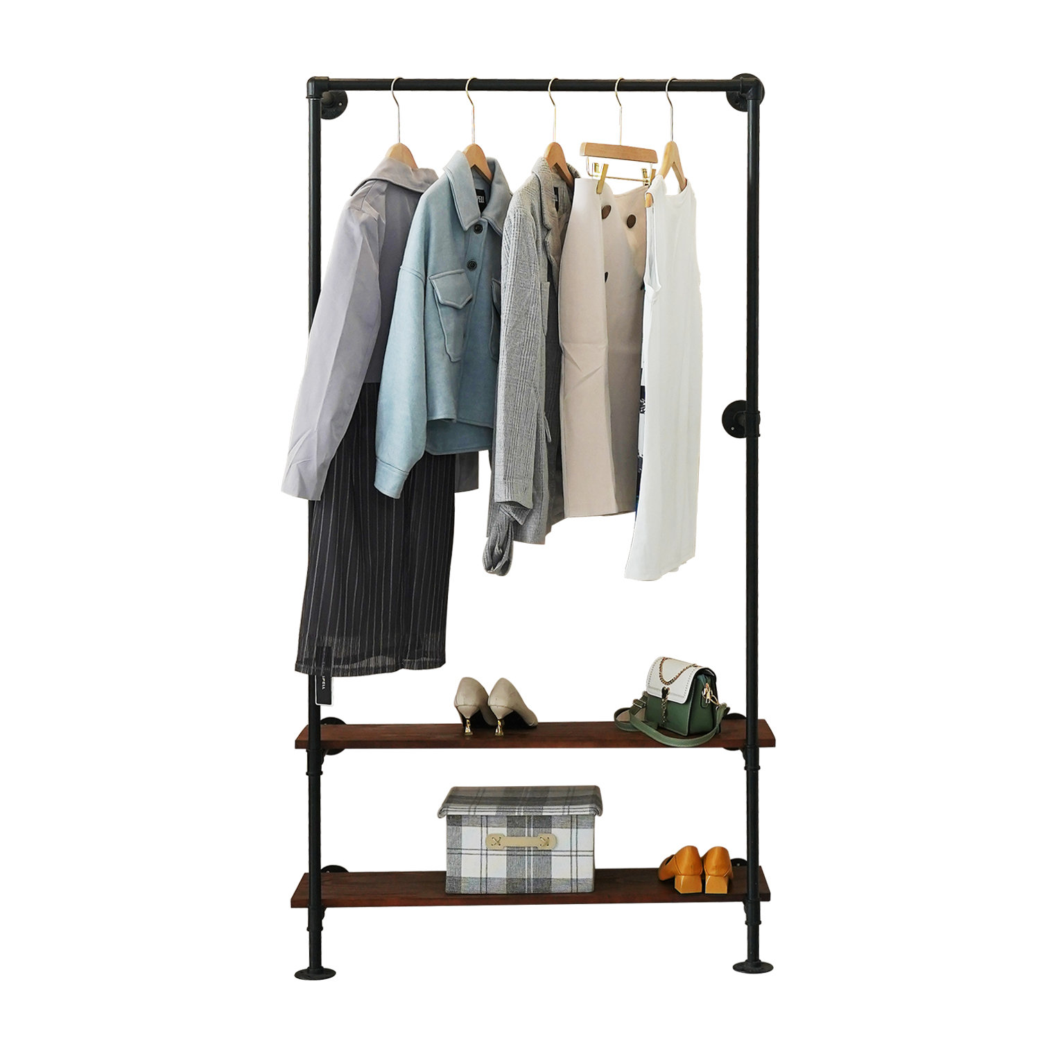 Ashanti-Leigh 45.3'' Clothes Rack