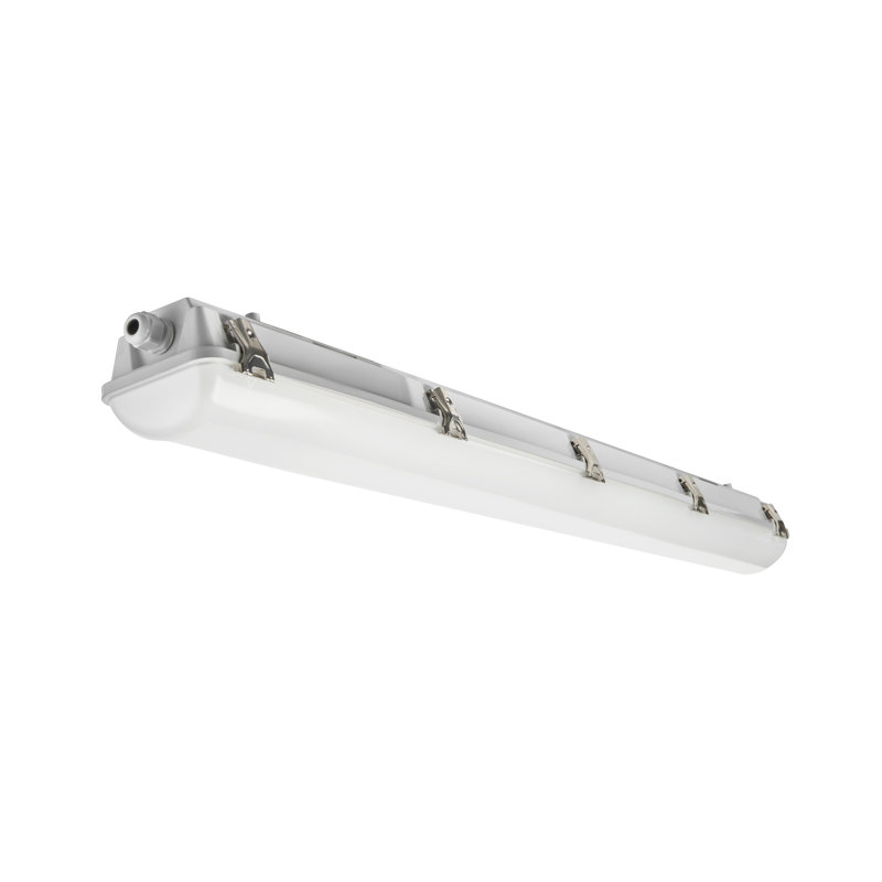 Vapour Tight LED Light, Motion Sensor With 90 Min Emergency Backup, Wet Rated, 3" H x 46" W x 4" D, 6000 Lumens