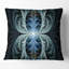 Glow Blue Fabulous Fractal Art - coussin imprimé abstrait-30617359-30617355