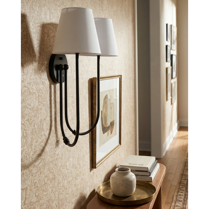 The Luan Wall Sconce, Matte Black