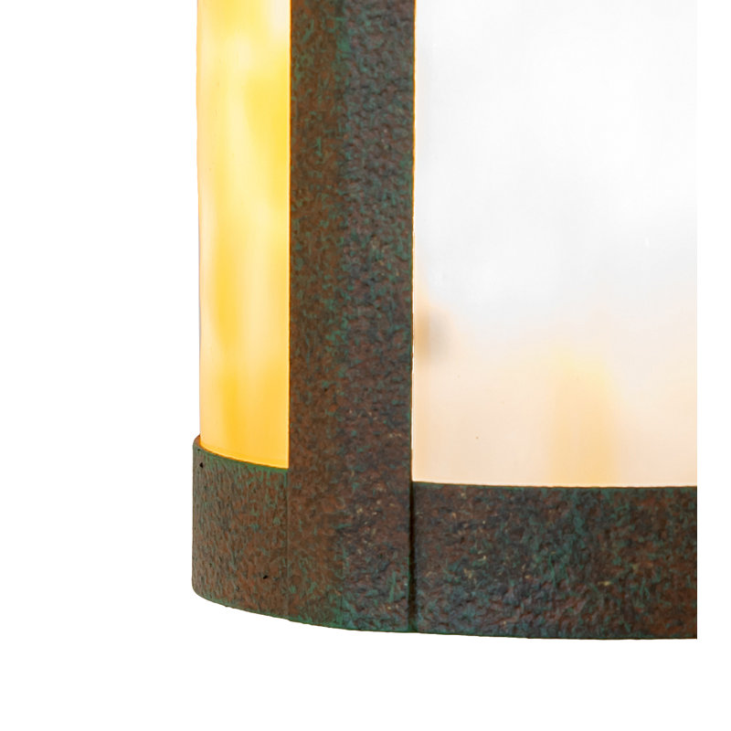 Rustic Lodge Solid Brass Armed Sconce
