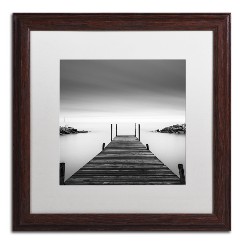 Dave MacVicar Black and White Framed Canvas Print, 20x20