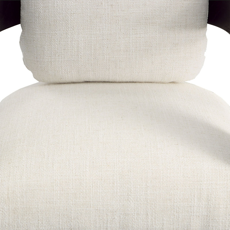 Maravi Linen Blend Upholstered Dining Table