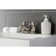 Kingston Brass Metropolitan Two-Handle 3-Hole Deck Mount 4" Centerset Bathroom Faucet with Plastic Pop-Up