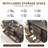 48'' Farmhouse Dresser Chests with 4 Drawers and 2 Cabinets-1310018116