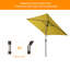 Parasol carré de 78 po Rovner-1450716225