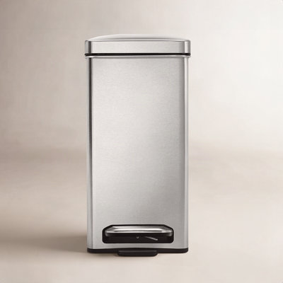 simplehuman 2.6gal Slim Profile Trash Can