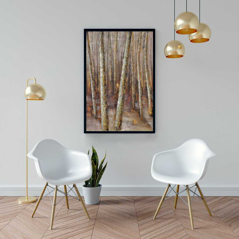 Forest - Brown Landscapes Framed Canvas for Home Decor