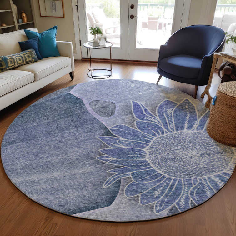 Alta Washable Floral Indoor / Outdoor Rug