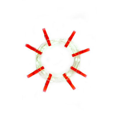 Juliane Indoor / Outdoor 36 - Bulb 5 in. Battery Powered LED Mini String Light