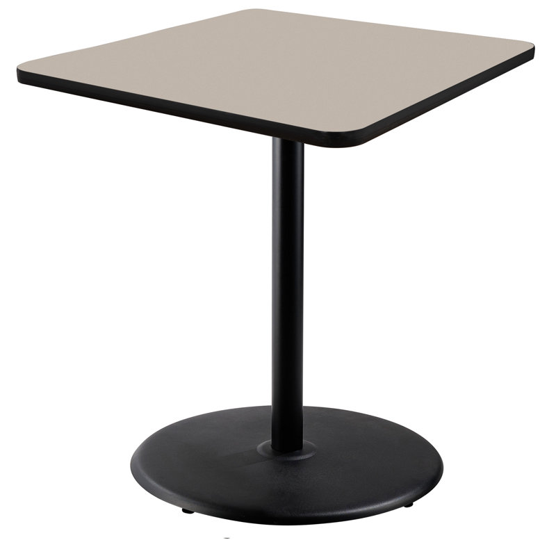 Table basse Bennet, H 42 po x L 36 po x l 36 po, Noir, Gris