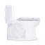 TOTO Ultramax One-Piece Elongated 1.28 GPF Universal Height Toilet with CEFIONTECT and SS114 SoftClose Seat, Sedona Beige - MS608114CEFG#12-603282344-603282347