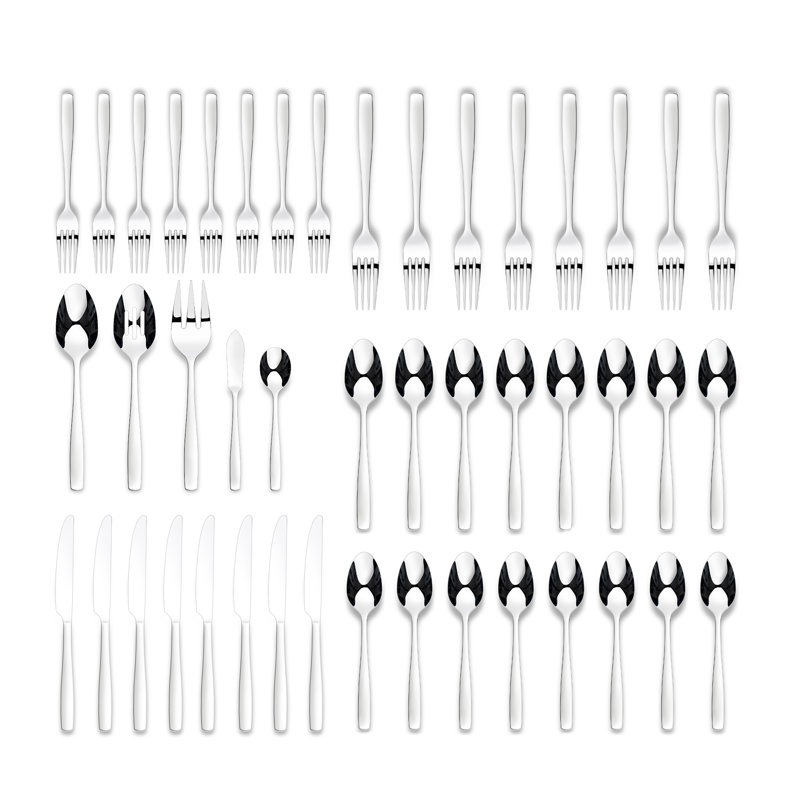 Ensemble de couverts en acier inoxydable Eloise 18/0, Inoxydable