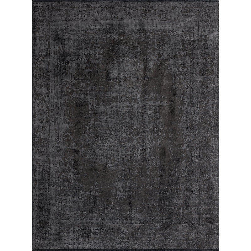 Rapture Gray Abstract Luxury Area Rug, Rectangle 7'10" x 11'2"