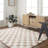 Rafe Checkered Polypropylene Area Rug in Dusty Pink-287065115