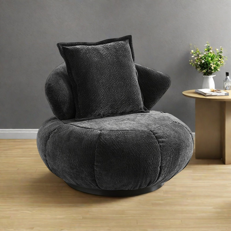 Rotating leisure chair, Gray