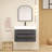 Jessica 29.5'' Single Bathroom Vanity with Acrylic Top-1262037250