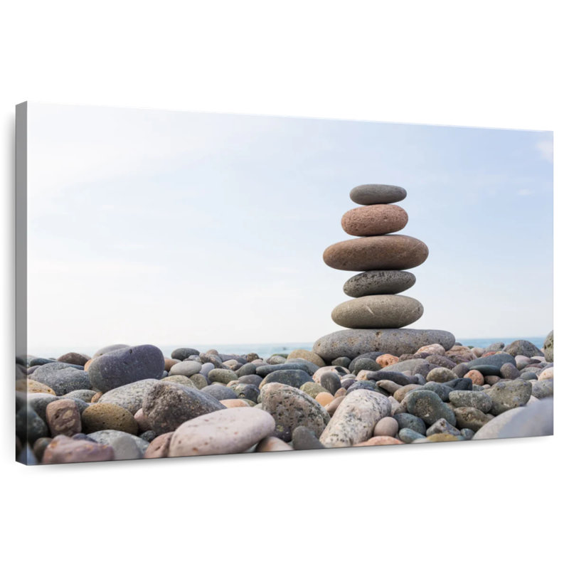 Kerrick Seaside Stone Stack, 30" H x 45" W