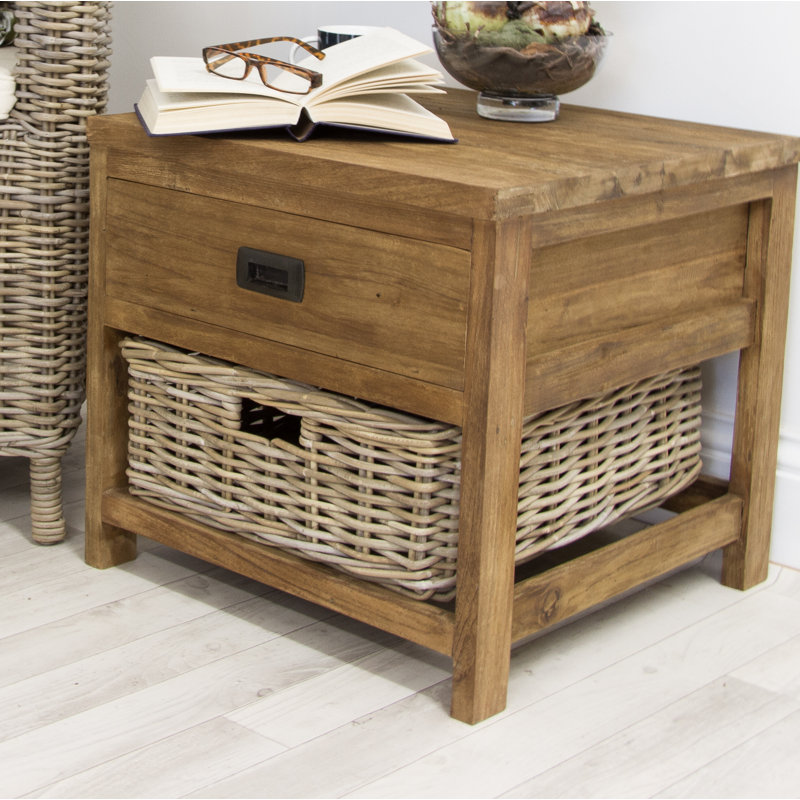 Keith Solid Wood End Table