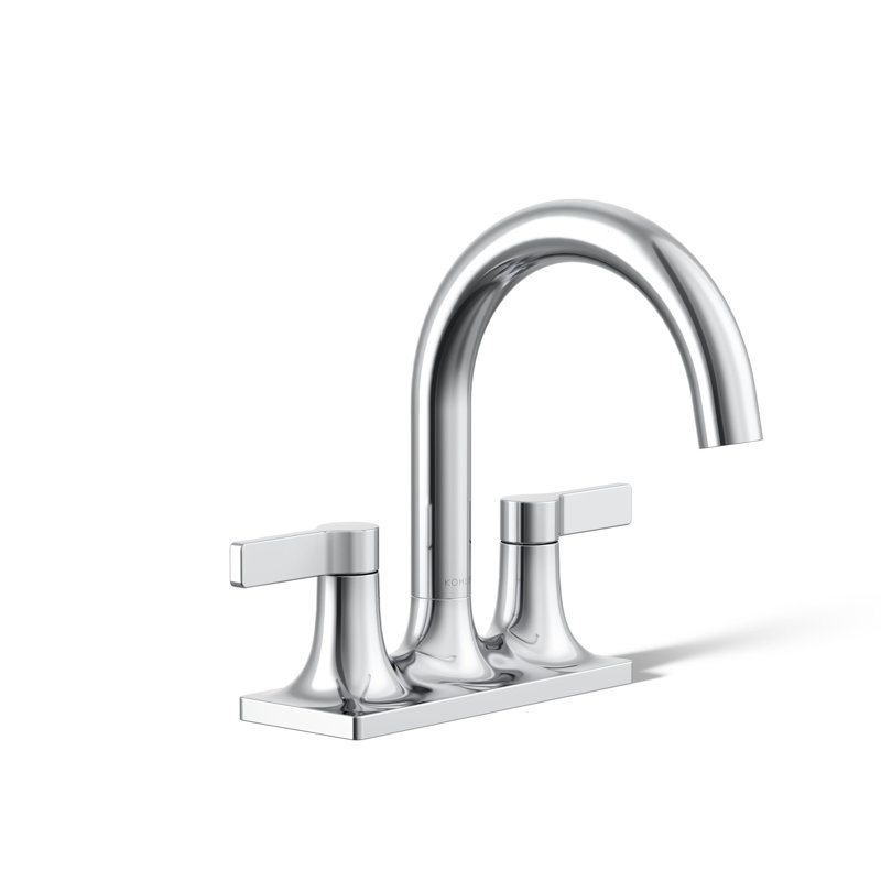 Venza Centerset Bathroom Sink Faucet 1.2 GPM, Polished Chrome