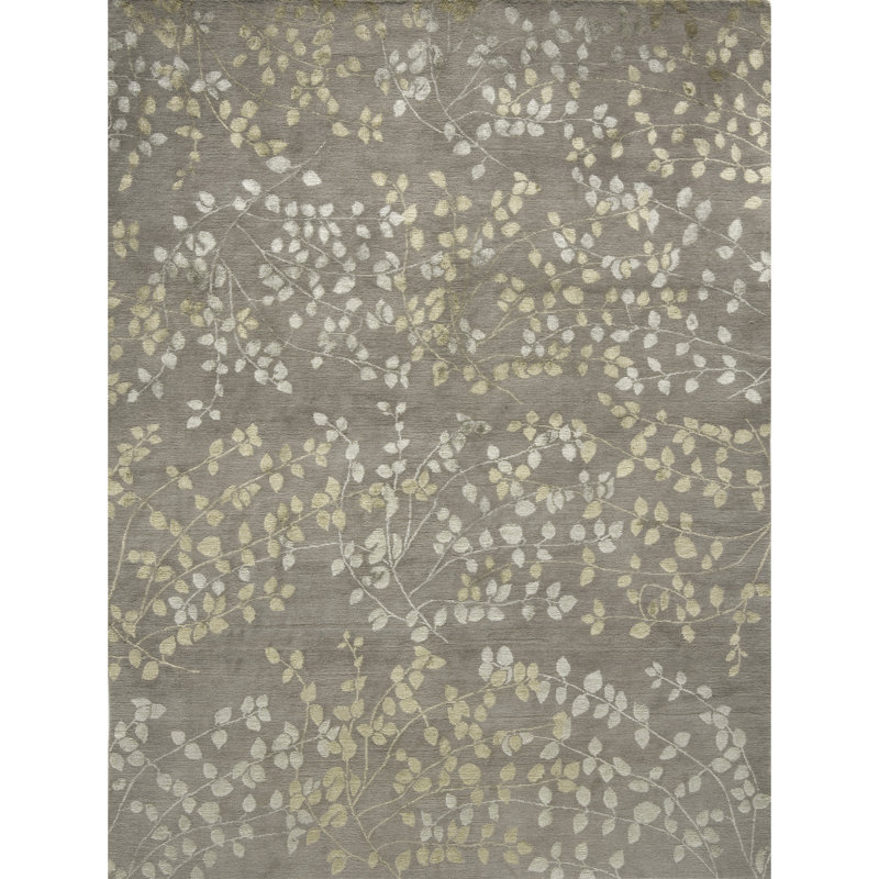 Floral Area Rug, Rectangle 6' x 9'