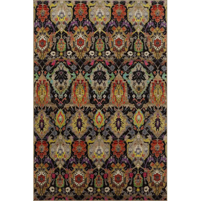 Woven Based Floral Decorative Washable Carpet