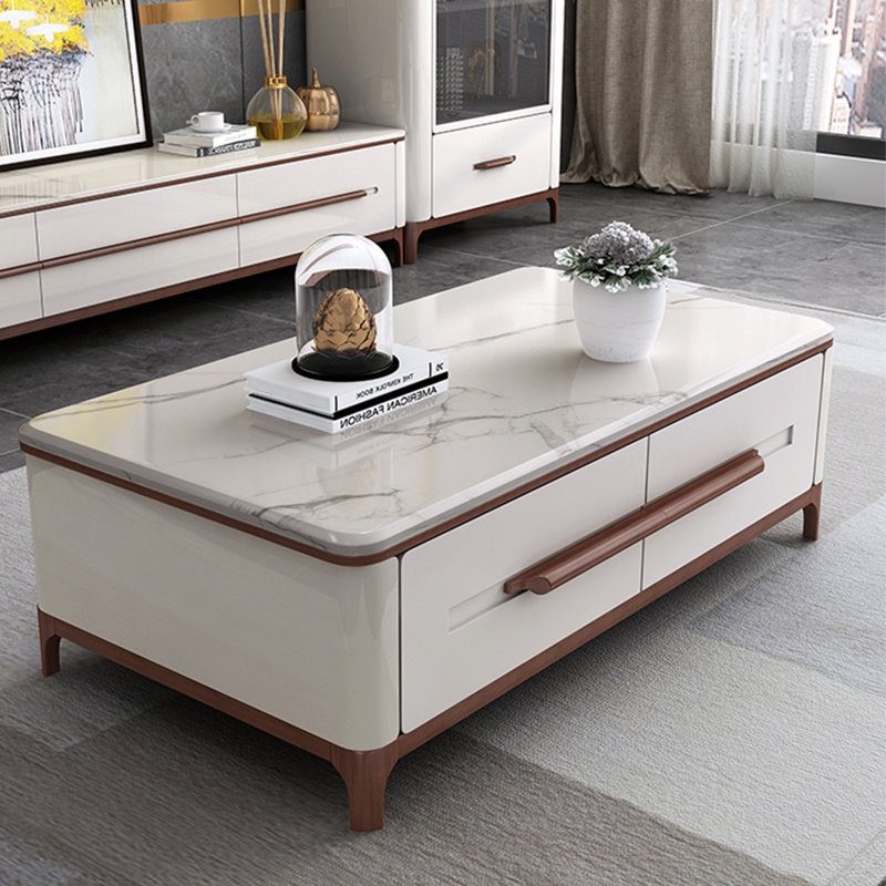 Modern Luxe Slate Coffee Table