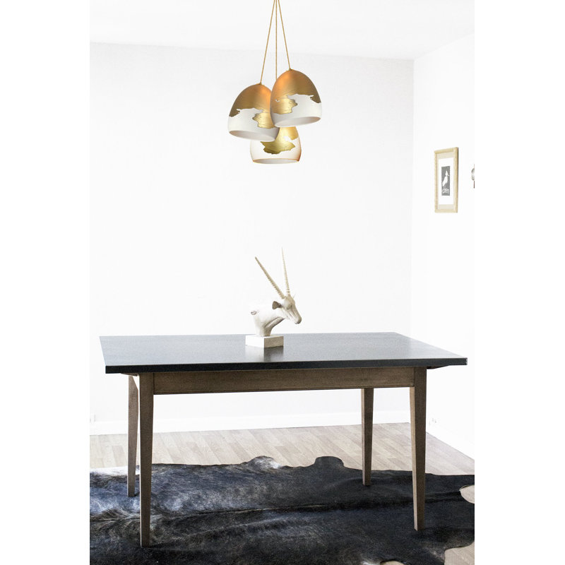 Ombre 3 - Light Pendant, 48" H x 18" W x 18" D
