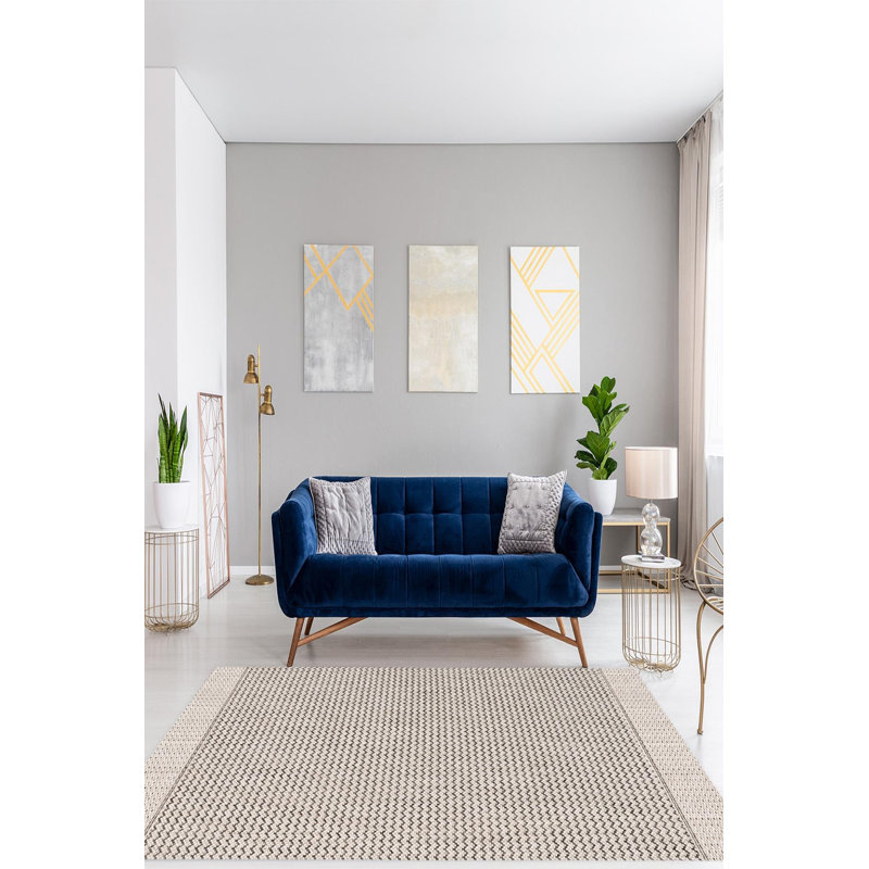 Tapis Ariyal avec envers antidérapant, Tapis de couloir 2 pi 7 po x 9 pi 10 po