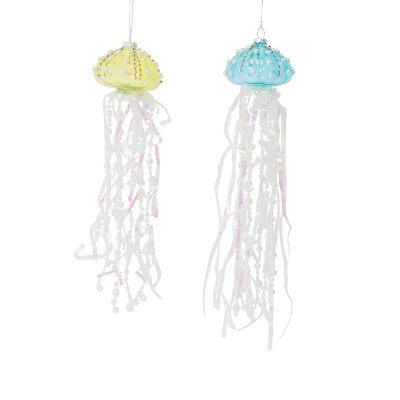 Ensemble d’ornement figurine suspendue 2 pièces jellyfish